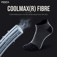 PENTA 02 - fibre COOLMAX à canaux, évacuation de l'humidité