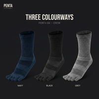 PENTA 04 - les trois coloris : Marine, Noir, Gris